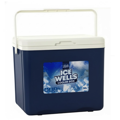 River ICE WELLS COOLER BOX 30L BLUE
